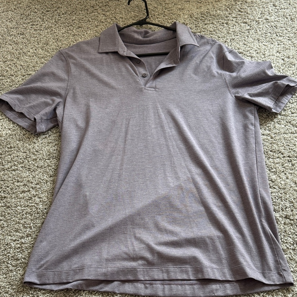 Men's lululemon Gray/purplePolo Shirt